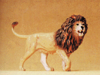 Wild Animal Figures, 1/24 - 1/25 Scale -- Lion Standing