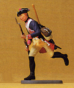 Prussian Army Circa 1756, 7th Infantry 1/24 Scale -- Musketeer Running