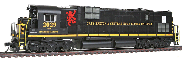 Executive Line Diesel MLW/Alco C-630M No Dynamics - Tsunami Sound & DCC Equipp -- Cape Breton & Central Nova Scotia #2029 Sir Richard Maitland (black, yellow)