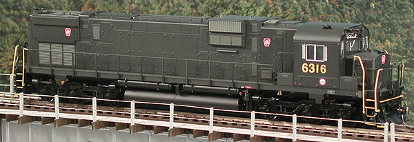 Alco C630 w/Tri-Mount Trucks - Standard DC - Executive Line -- Pennsylvania Railroad #6316 (Brunswick Green, Small Logos)