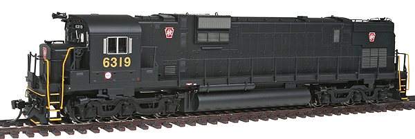 Alco C630 - Tri-Mount Trucks w/Tsunami Sound & DCC - Executive Line -- Pennsylvania Railroad #6319 (Brunswick Green, Small Logos)