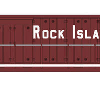 GE U25B - Standard DC - Executive Line -- Rock Island #223 (maroon, yellow ends)