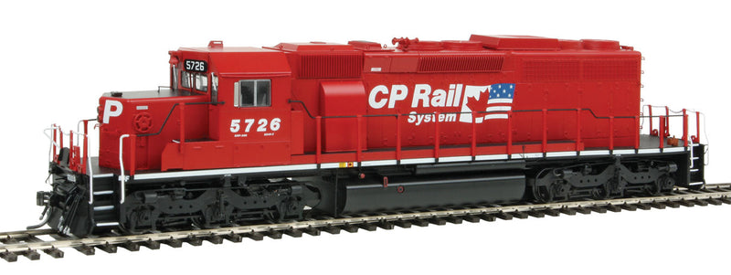 GMD SD40-2 w/LokSound & DCC -- Canadian Pacific #5726 (red, white, black; Dual Flag Logo)