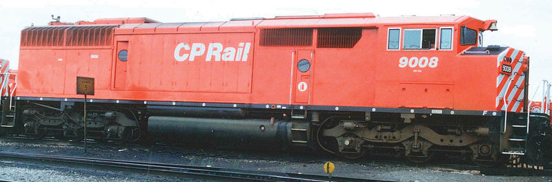 GMD SD40-2F w/LokSound & DCC - Executive Line -- Canadian Pacific #9003 (Action Red, white; Sill Dots, Porthole)