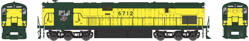 Alco C628 High Nose w/LokSound & DCC - Executive Line -- Chicago & North Western #6724 (Zito Yellow, green Cab)
