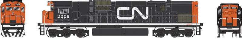 MLW/Alco C630M w/LokSound & DCC - Executive Line -- Canadian National #2009 (black, white, red, Noodle Logo)