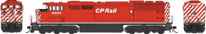 GMD SD40-2F - LokSound & DCC - Executive Line -- Canadian Pacific #9015 (Action Red, white frame stripe)