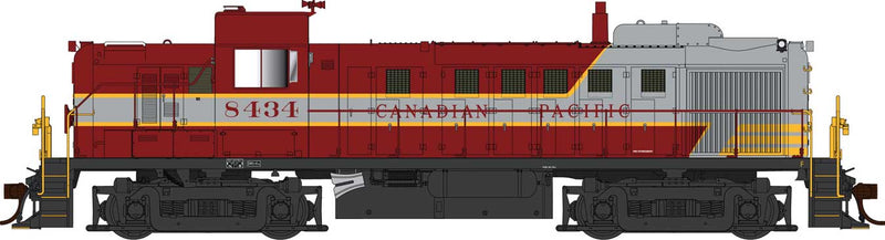 Alco RS3 - LokSound & DCC -- Canadian Pacific #8449 (maroon, gray, yellow, Block Lettering)