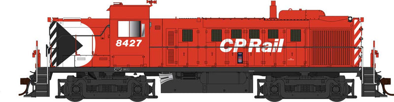 Alco RS3 - Standard DC -- Canadian Pacific #8435 (Action Red, white, black, Multimark Logo)