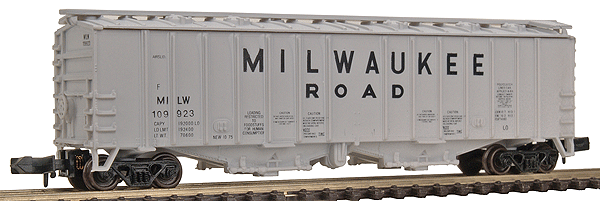 Airslide Covered Hopper -- Milwaukee Road