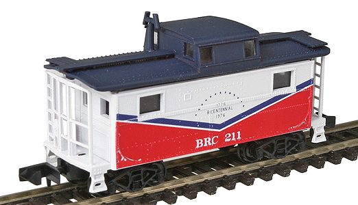 PRR Class N5 Steel Cabin Car (Caboose) - Assembled -- Belt Railway of Chicago "BRC Bicentennial"