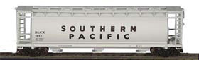 3-Bay Cylindrical Covered Hopper - Ready to Run - Executive Line -- Southern Pacific #1042 (gray, black, Large Lettering)