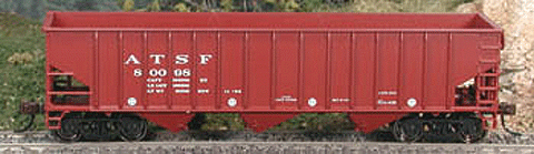 70-Ton 14 Panel 3-Bay Hopper - Ready to Run -- Santa Fe #80098
