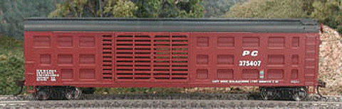 K-9 Stock Car Ready to Run -- Penn Central #375407 (black roof)