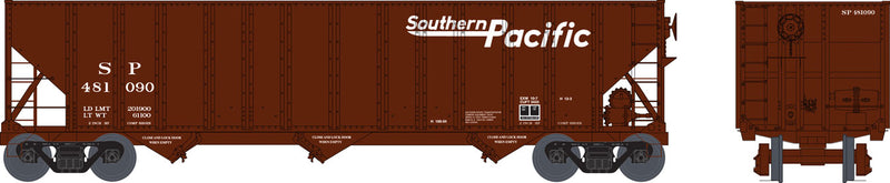 100-Ton 3-Bay Hopper - Ready to Run - Executive Line -- Southern Pacific #481129 (Boxcar Red, Speed Lettering)