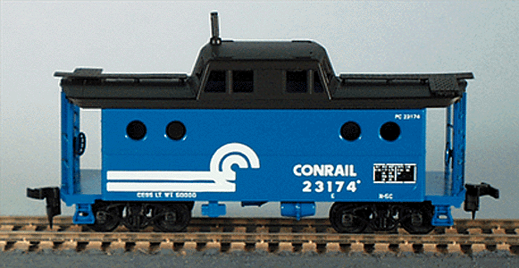 PRR N-5C Caboose - Kit -- Conrail #2 (blue & black w/white lettering)