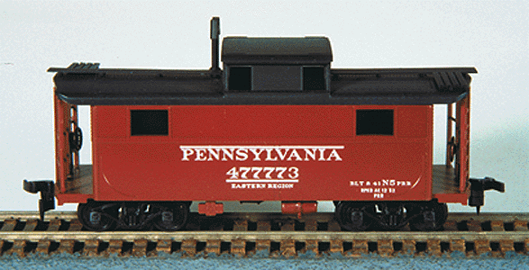 N-5 All-Steel Caboose (Cabin Car) - Kit -- Pennsylvania Railroad - Eastern Region (Old Style Lettering)