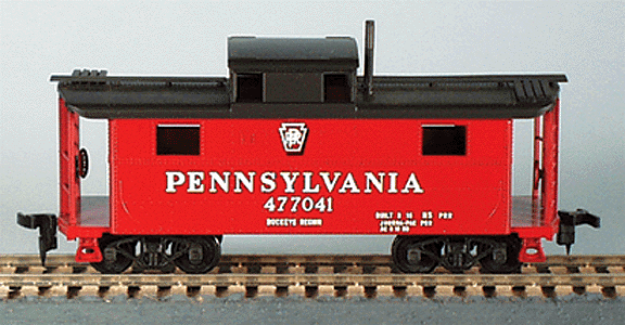 N-5 All-Steel Caboose (Cabin Car) - Kit -- Pennsylvania Railroad - Buckeye Region (Shadow Keystone Herald)