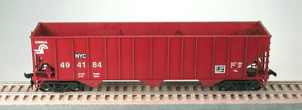 100-Ton 45' H-43 3-Bay Hopper (Plastic Kit) -- Conrail w/NYC Reporting Marks