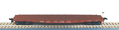 Pennsylvania Railroad 50' Class F-30a Flatcar Kit -- Pennsylvania Railroad - 1960s Lettering