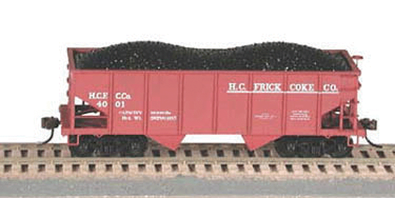 GLa 2-Bay Hopper w/Knuckle Couplers -- H.C. Frick Coke #4016, Built 10-05