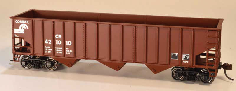 14-Panel 3-Bay Hopper - Kit -- Conrail 421010 (Boxcar Red, Small Logo)