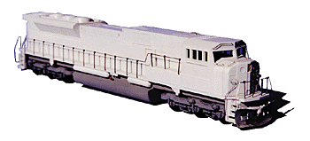Diesel SD90MAC Shell Only -- Unpainted