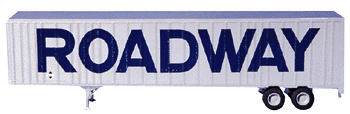48' Ribbed Wedge Trailer -- Includes Roadway Decals