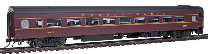 CC&F Lightweight Coach No Skirts - Ready to Run - Super Continental Line(TM) -- Pennsylvania Railroad #3917 (Tuscan, black)