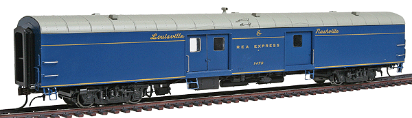 Super Continental Line(TM) 73' 6" Smooth Side Baggage-Express Car -- Louisville & Nashville #1479