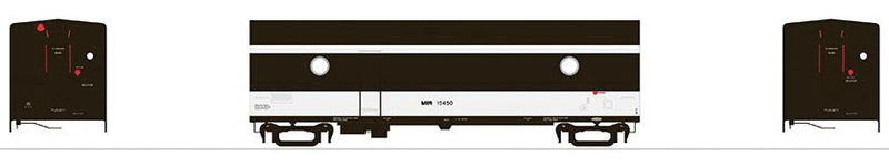 Steam Heater - Generator Car - Sound and DCC - Ready to Run -- VIA-CN 15450 (Restenciled Ex-CN, white, black)