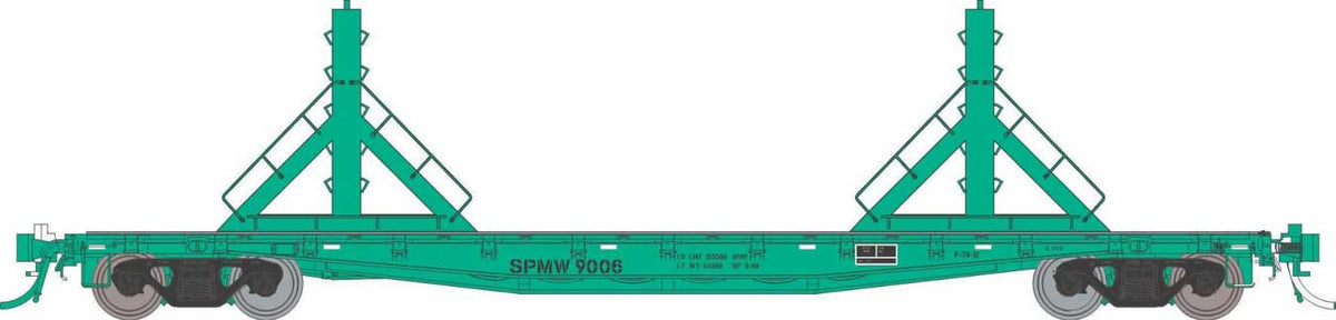 Class F30D 50' Welded Rail Car - Ready to Run -- Southern Pacific #1 (UP MOW Green)