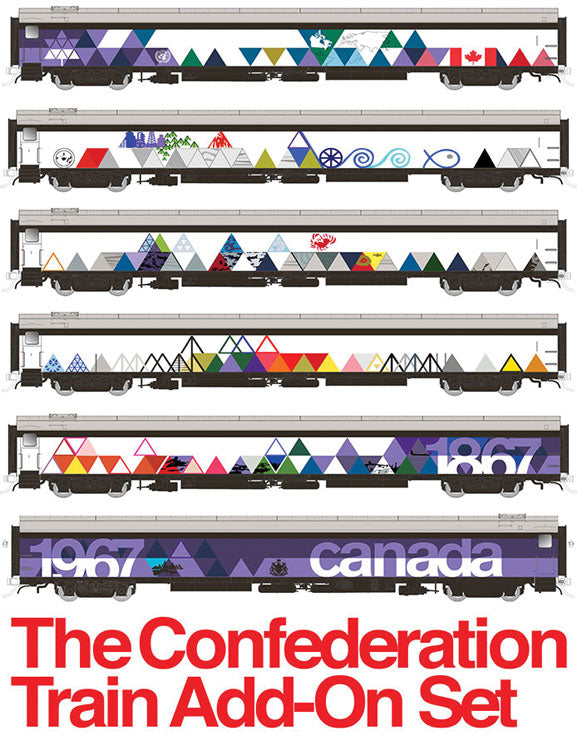 The Confederation Train Add-On 6-Car Set ***CANCELED*** -- 1968 Canada Centennial Display Train