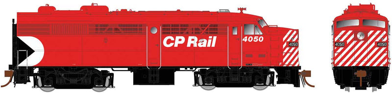 Alco-MLW FA-2 Phase II - LokSound and DCC -- Canadian Pacific 4090 (Action Red, black, white, Multimark Logo)