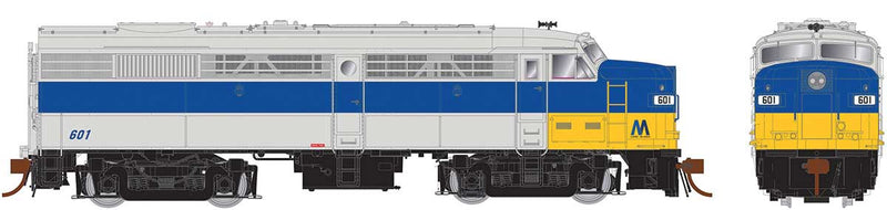 Alco-MLW FA-2 Phase Ia - LokSound and DCC -- Long Island Rail Road 604 (gray, blue, yellow)