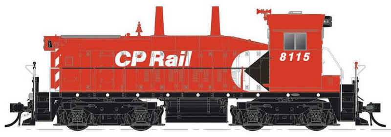 GMD SW1200RS CP Version w/LokSound & DCC -- Canadian Pacific No Number (Action Red, 8" Stripes, Hood Multimark Logo)