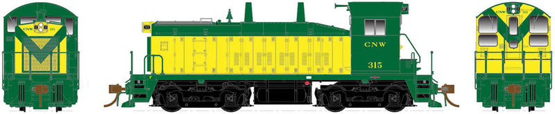 EMD-GMD SW1200 - LokSound and DCC -- Chicago & North Western 1210 (yellow, green)