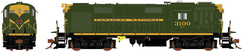 MLW RS18 - LokSound and DCC -- Canadian National 3887 (green, yellow)