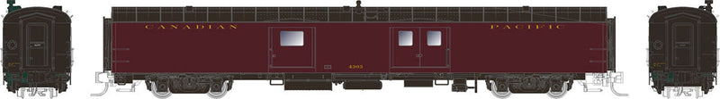 73' Smooth Side Baggage-Express w/41-BN0-11 - Ready to Run - Panorama Line -- Canadian Pacific #4318 (maroon, black, Standard Ends)