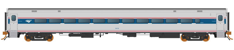 Horizon Fleet Coach - Ready to Run -- Amtrak 54550 (Phase VI, silver, blue, red, Travelscape Logo)