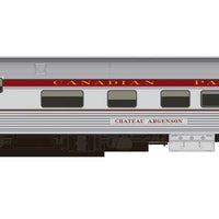 The Canadian Coach, Manor, Chateau Add-On Set - Ready to Run -- Canadian Pacific (stainless steel, maroon)