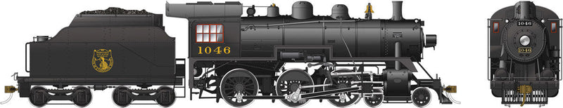 Class D10h 4-6-0 - LokSound and DCC -- Dominion Atlantic 1046 (black)