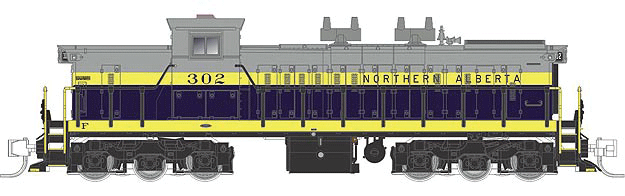 GMD-1 1000 Series 6-Axle Version w/LokSound & DCC -- Northern Alberta Railways #305 (blue, gray, yellow)