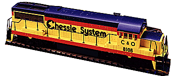 Diesel U25B 2rail Powered Without Sound -- Chessie