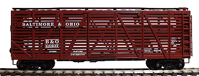 40' Stock Car 2-Rail -- B&O
