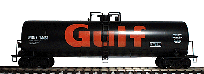 50' Tank Car 2-Rail -- Gulf