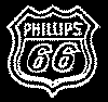 Single-Flash Neon Sign -- Phillips 66 Large