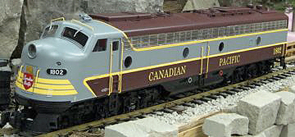 Diesel EMD E8A Powered -- Canadian Pacific (Beaver) (maroon)