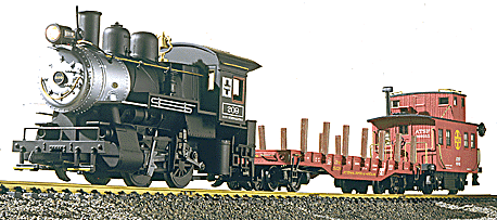 Steam 0-4-0 Starter Freight Set -- Santa Fe