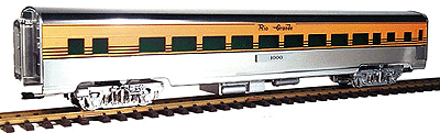 Streamlined Coach - Smoothside -- Denver & Rio Grande Western